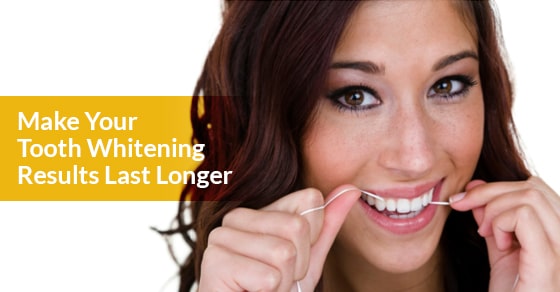 Make Your Tooth Whitening Results Last Longer