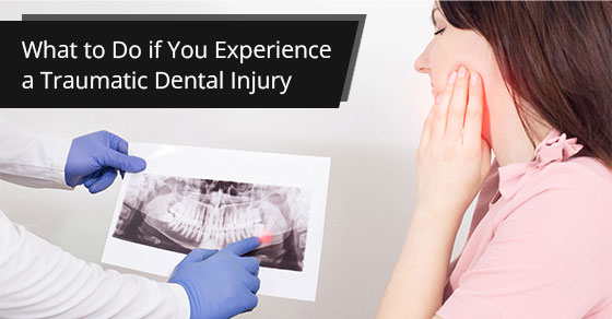 What to do if you experience a traumatic dental injury